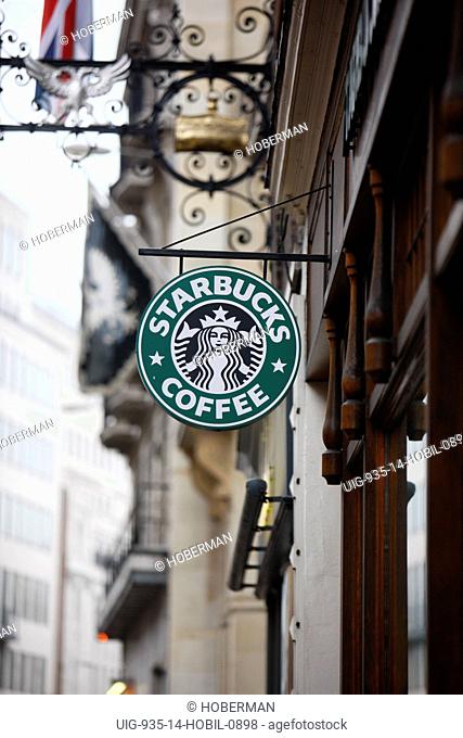 Starbucks Coffee Sign, London