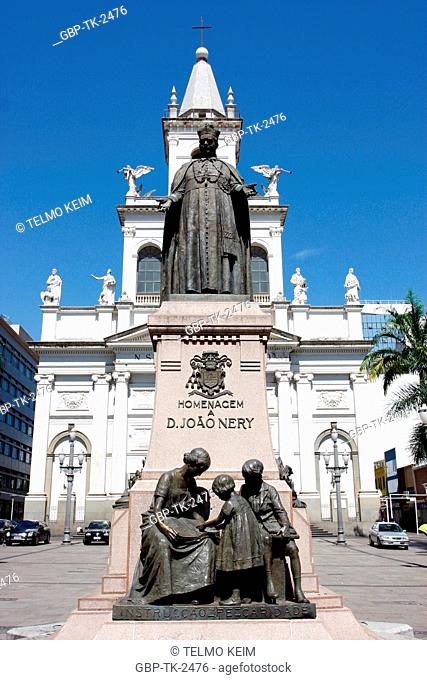 Nossa Senhora da Conceição Church, Dom João Neri Statue, Campinas, São Paulo, Brazil