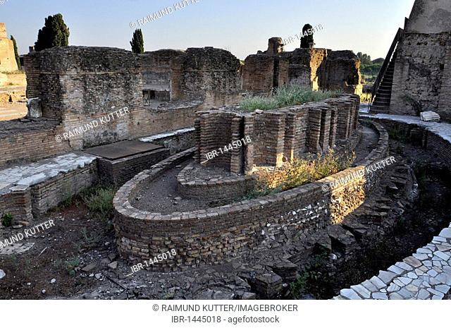 Ellip nymphaeum, imperial palace, Domus Flavia, Palatine Hill, Rome, Lazio, Italy, Europe
