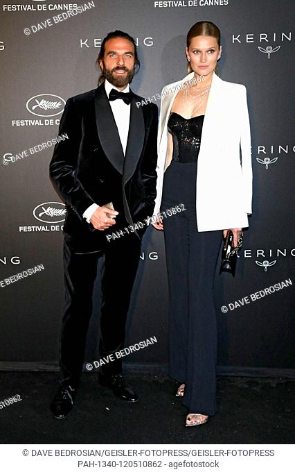 Enrique Murciano and Toni Garrn at the Kering and Cannes Film Festival Official Dinner during the 72nd Cannes Film Festival at Place de la Castre on May 19