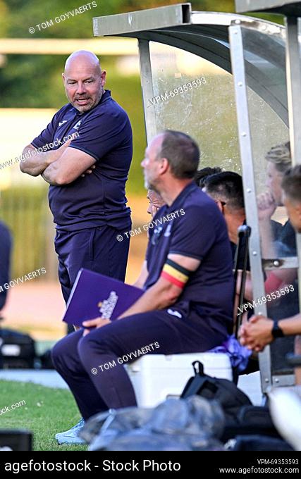 Anderlecht's head coach Brian Riemer pictured during a friendly soccer game between first division club RSC Anderlecht and KSV Oudenaarde
