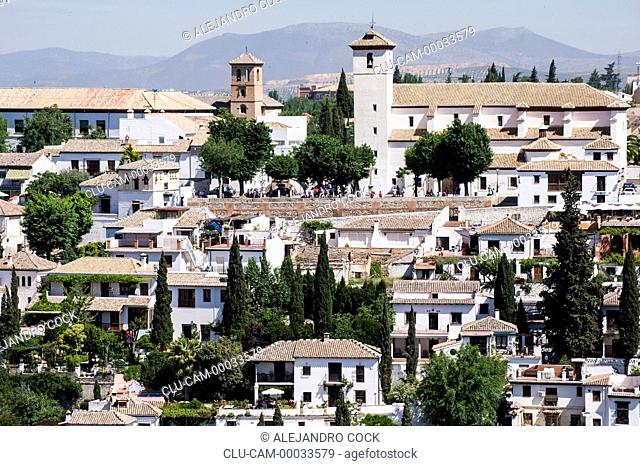 District of the Albaicin, Granada, Andalusia, Spain, Europe