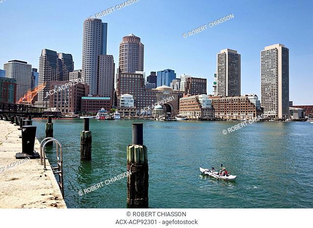 Downtown Boston as seen from Fan Pier