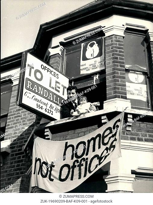 Feb. 09, 1969 - February 9th, 1969 London squatters campaign installs homeless families in empty property ?¢‚Ç¨‚Äú The London Squatters Campaign today installed...