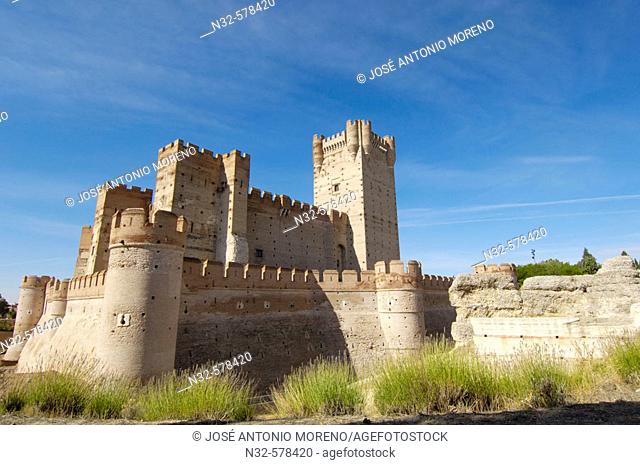La Mota Castle (15th century), Medina del Campo. Valladolid province, Castilla-León, Spain