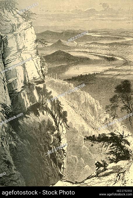 'Chattanooga and the Tennessee from Lookout Mountain', 1872. Creator: Frederick William Quartley
