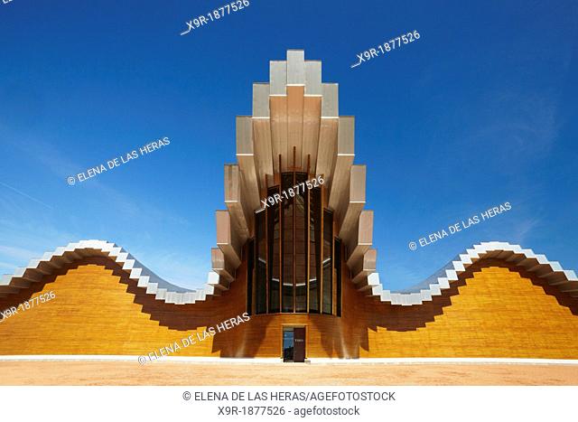 Ysios winery by architect Santiago Calatrava  Laguardia  Rioja alavesa wine route  Alava  Basque country  Spain