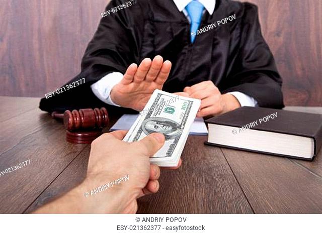Judge Taking Bribe From Client