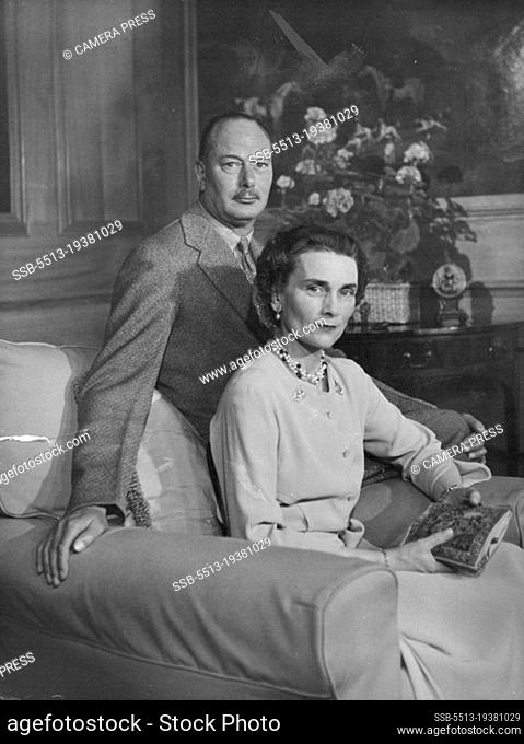 T. R. H. The Duke And Duchess Of Gloucester -- A portrait study (taken in 1950) at York House, St. James' Palace.The Duke and Duchess of Gloucester.