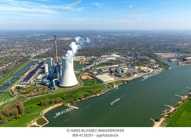 STEAG coal power plant Walsum, Rheinberg, Ruhr district, North Rhine-Westphalia, Germany
