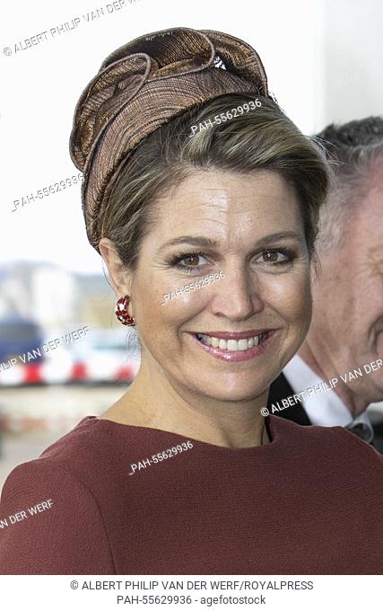 Dutch Queen Maxima attends the opening ceremony of 'Almere On Stage' in Almere, The Netherlands, 05 February 2015. The event is organized for pupils of VMBO...