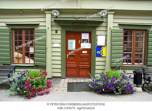 Tourist information centre Storagatan street Sigtuna the oldest town in Sweden in Greater Stockholm area