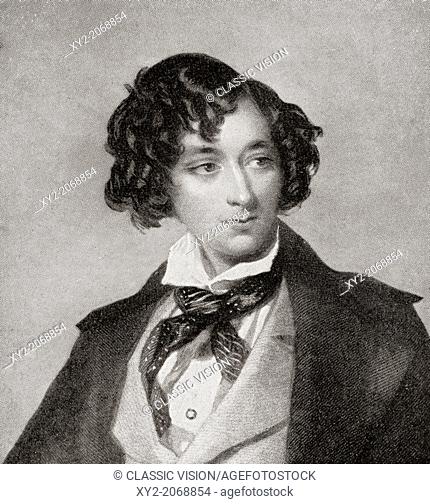Benjamin Disraeli, 1st Earl of Beaconsfield, 1804â€” 1881, as a 