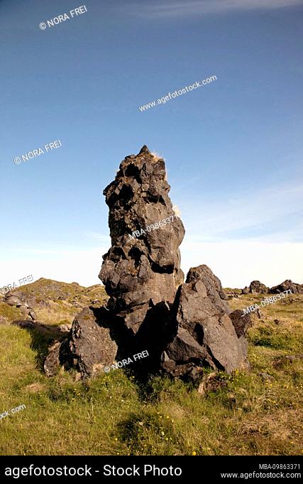 Troll, Rock, Hellnar, Arnarstapi, Iceland