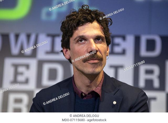 Italian actor Francesco Montanari during the Wired Next Fest. Milan (Italy), May 26th, 2019
