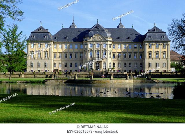 palace and park werneck, lower franconia, bavaria, germany