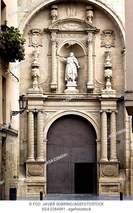 Iglesia de Santiago – Logroño – La Rioja – España –Europa