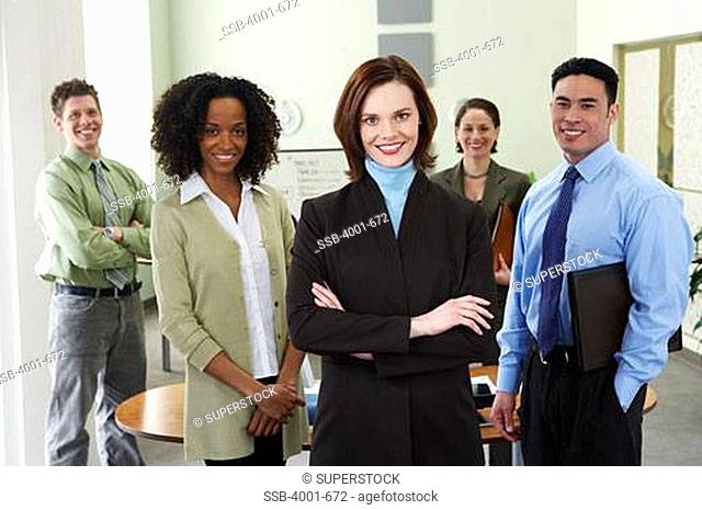 Business executives in an office