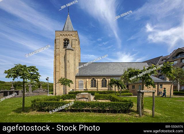Church, James Ensor, Olv ter Duinen, Mariekerke, Ostend, Belgium, Europe