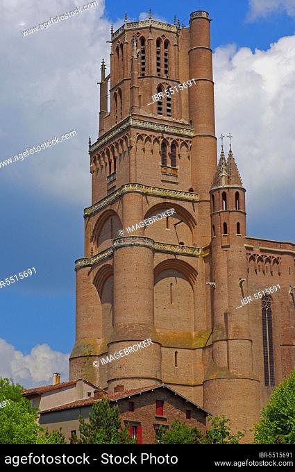 Albi, Cathedral, Cathedral of Saint cecile, Ste-Cecile Cathedrale, Sainte Cecile cathedral, Tarn, Midi-Pyrenees, France, Europe