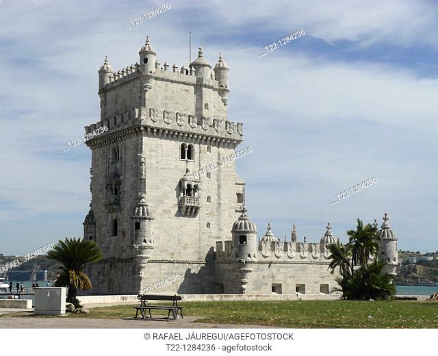 Tower of Belem in Lisbon  Lisbon Portugal