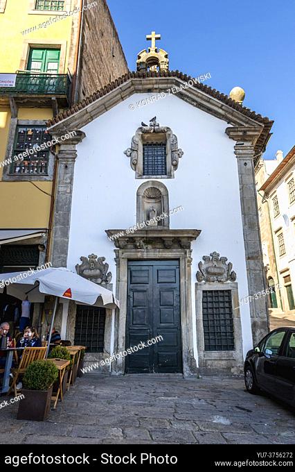 Our Lady of Hope of O chapel (Capela de Nossa Senhora do O) in Porto city on Iberian Peninsula, second largest city in Portugal