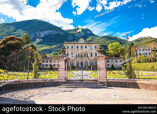 Villa Sola Cabiati in Tremezzo on Lake Como view, Lombardy region of Itally