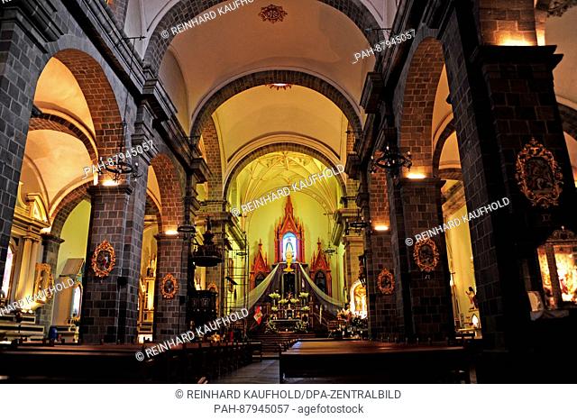 Out and about in the old capital of the powerful Inca empire and the later colonial town of Cuzco. Interior of the Iglesia de San Francisco in the Old Town