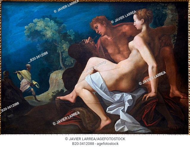"Angelica and Medoro"", 1600, Toussaint Dubreuil et atelier, Musée du Louvre, Paris, France, Europe