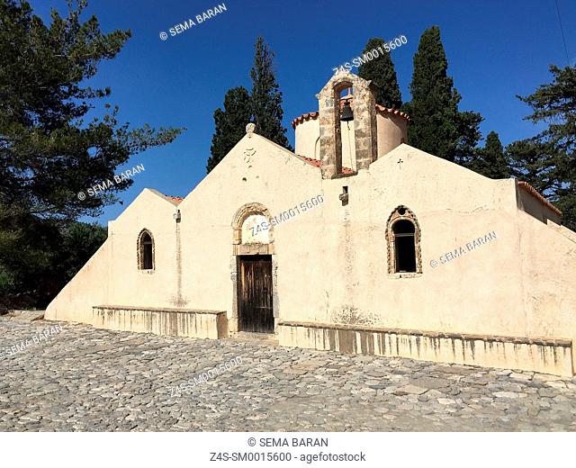Panagia Kera Church near Kritsa town, Lasithi Region, Crete, Greek Islands, Greece, Europe