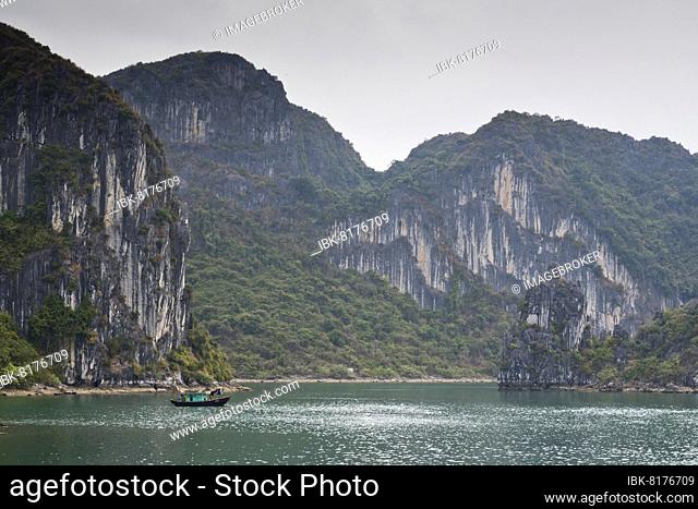 Halong Bay, Gulf of Tonkin, Vietnam, Asia