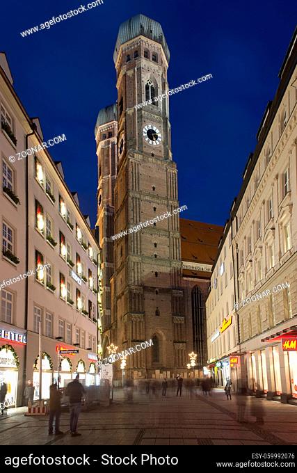 The two tower of the Cathedral of Munich : Frauenkirche