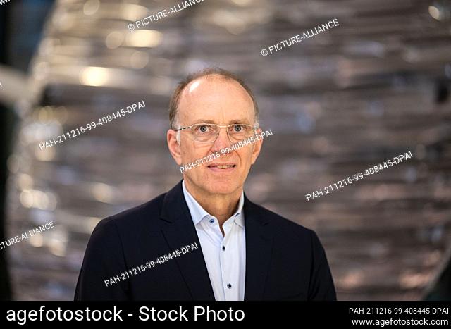 15 December 2021, Bremen: Marco Fuchs, CEO of space technology company OHB SE, member of the Executive Committee of the German Aerospace Industries Association...