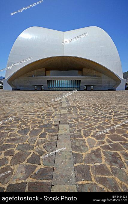 Auditorio de Tenerife, architect Santiago Calatrava, Santa Cruz de Tenerife, Tenerife, Canary Islands, Spain, Europe