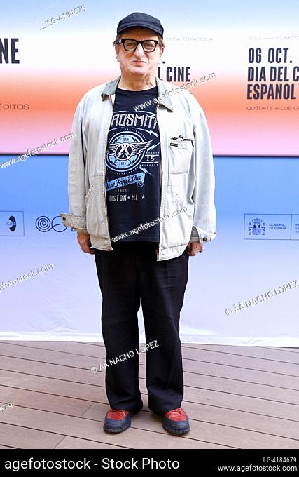 Javier Gurruchaga attended Filmoteca Española Celebra el dia del Cine Español Photocall at Cine Dore on October 7, 2023 in Madrid, Spain