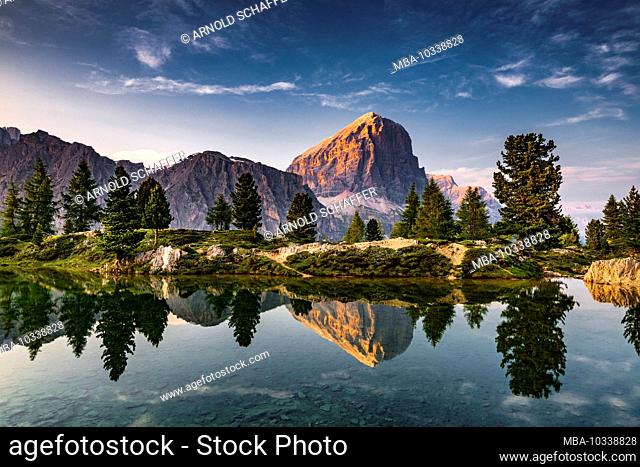 Lago Limides, Pass Falzarego, Dolomites, South Tyrol, Italy