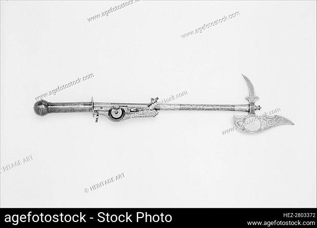 Combination Ax-Pistol of Grand Duke Ferdinand I de' Medici (1549-1609), German, ca. 1580. Creator: Unknown