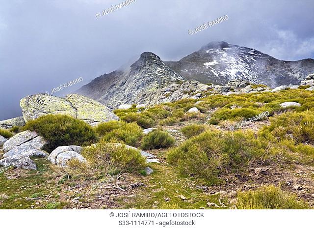 Lanchamala peak, Sierra de Gredos, Piedralaves, Avila province, Castilla-Leon, Spain