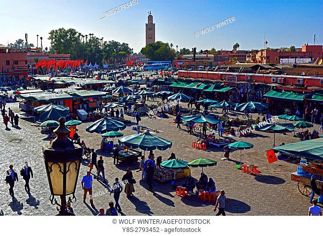 Place Djema el Fna, Marakesh, Morocco
