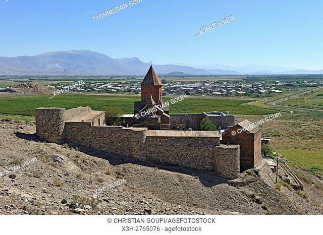 Khor Virap Monastery, Ararat plain, Artashat, Armenia, Eurasia