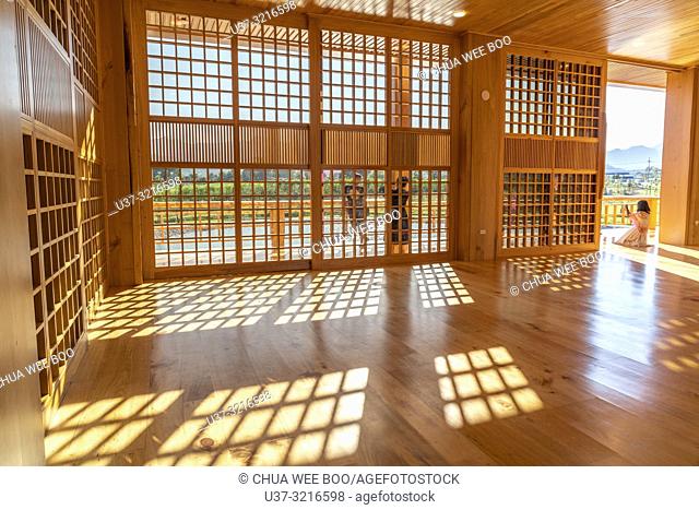 The interiors of the Japanese-style house, Chiang Mai, Northern Thailand