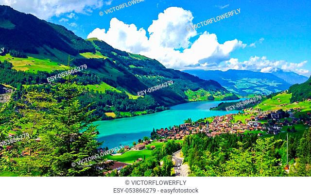 Lungern village Stock Photos and Images | agefotostock