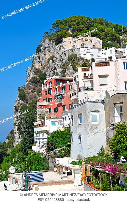 Island of Capri in Naples Italy