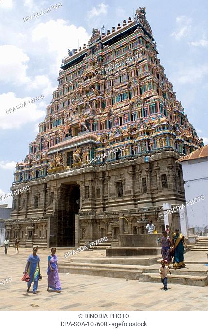 Nataraja Temple Dedicated To God Shiva at Chidambaram ; Tamil Nadu ; India