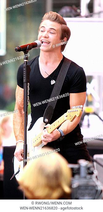 Hunter Hayes performs on NBC's 'The Today Show' Toyota Concert Series at Rockefeller Plaza Featuring: Hunter Hayes Where: New York City, New York