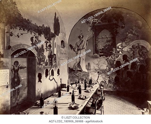 Capri, Hotel Pagano; Giorgio Sommer (Italian, born Germany, 1834 - 1914); about 1845 - 1877; Albumen silver print
