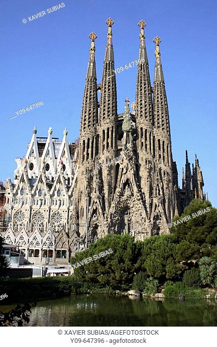Sagrada Familia by Gaudí. Barcelona. Spain