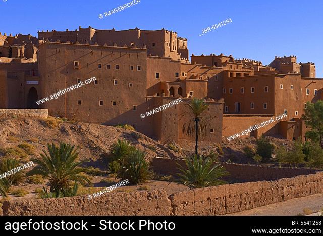 Taourirt Kasbah, built by Pasha Glaoui, Ouarzazate, UNESCO World Heritage Site, Ouarzazate Province, North Africa, Morocco, Africa
