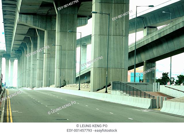 Empty freeway