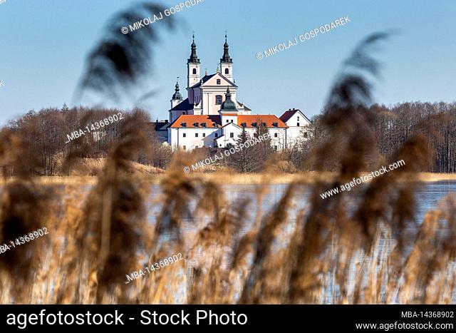 Europe, Poland, Podlaskie Voivodeship, Suwalskie, Suwalszczyzna region, Wigry - The former Camaldolese monastery on the lake Wigry